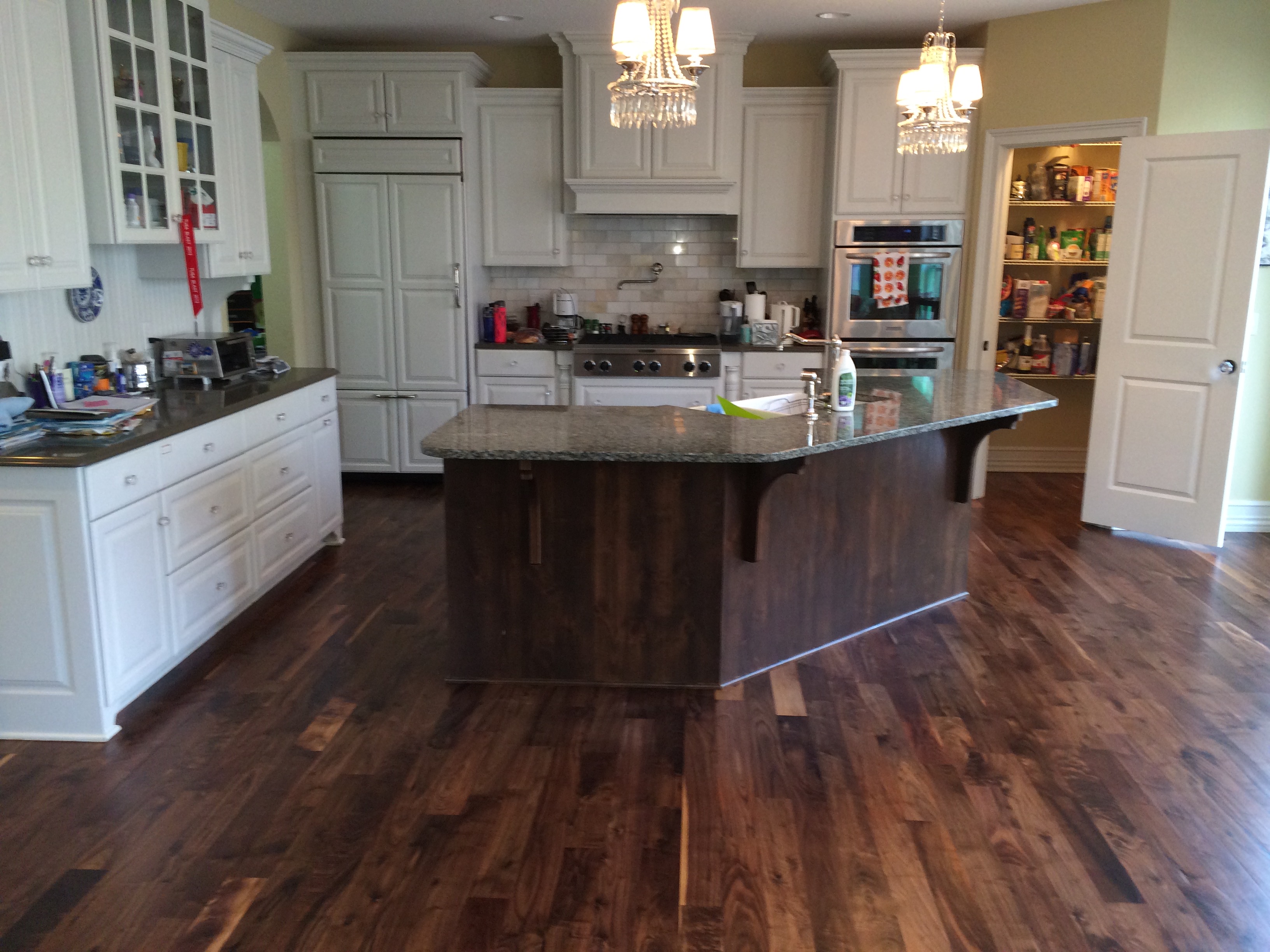 Wide plank flooring project