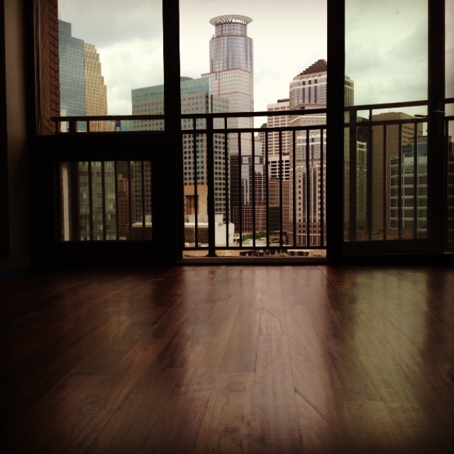 Custom patterned wood floor
