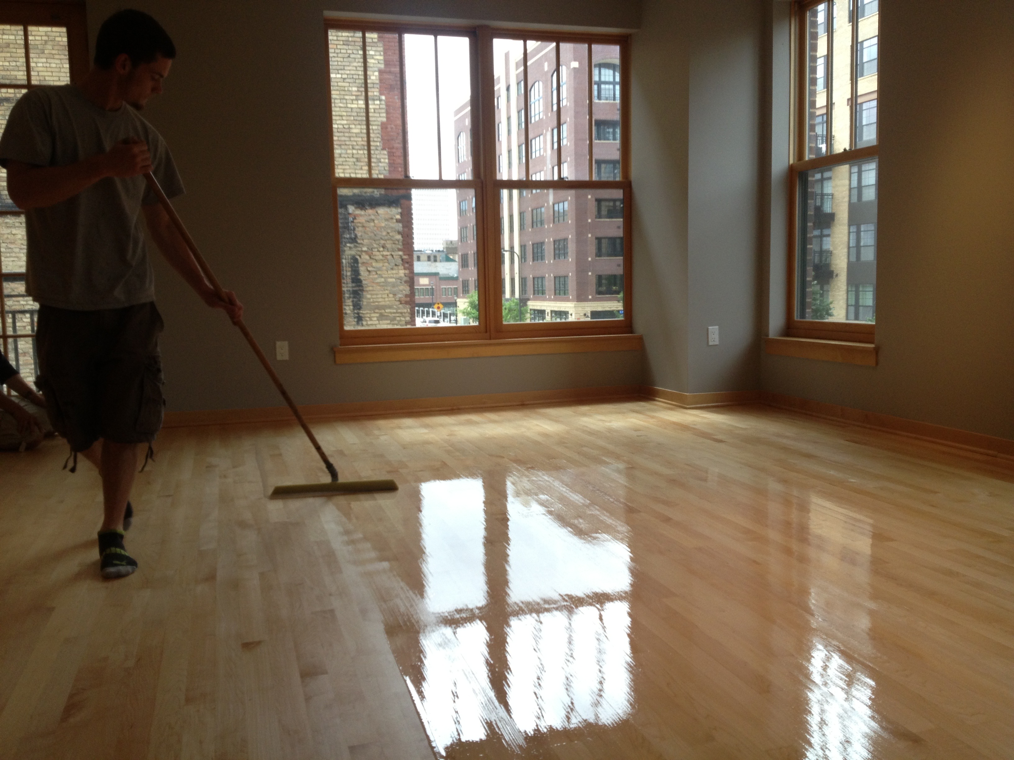 Residential hardwood flooring